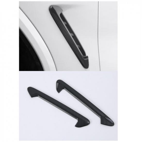 ABS Fiber Side Air Vent Fender Outlet Frame Cover Trim For 2018-2024 BMW X3 G01