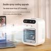 Portable Mini Air Cooler & Humidifier – Silent Desktop Dorm Fan for Cooling