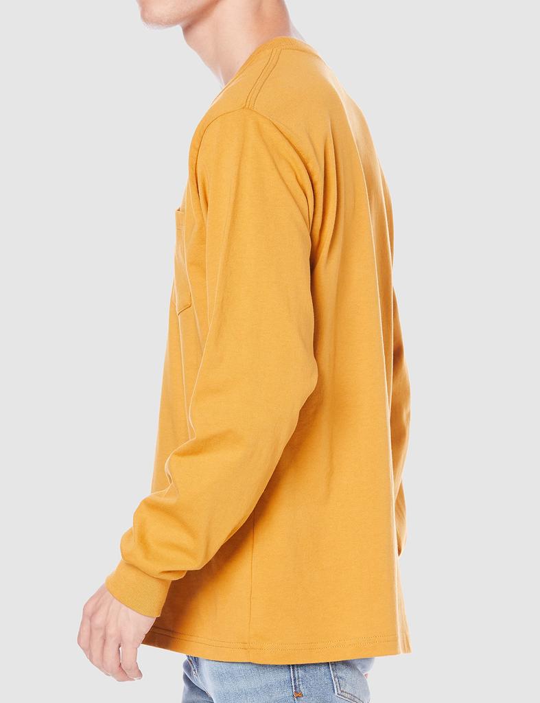 Футболка Lee COMFORT POCKET TEE Medium с длинным рукавом, Желтая,