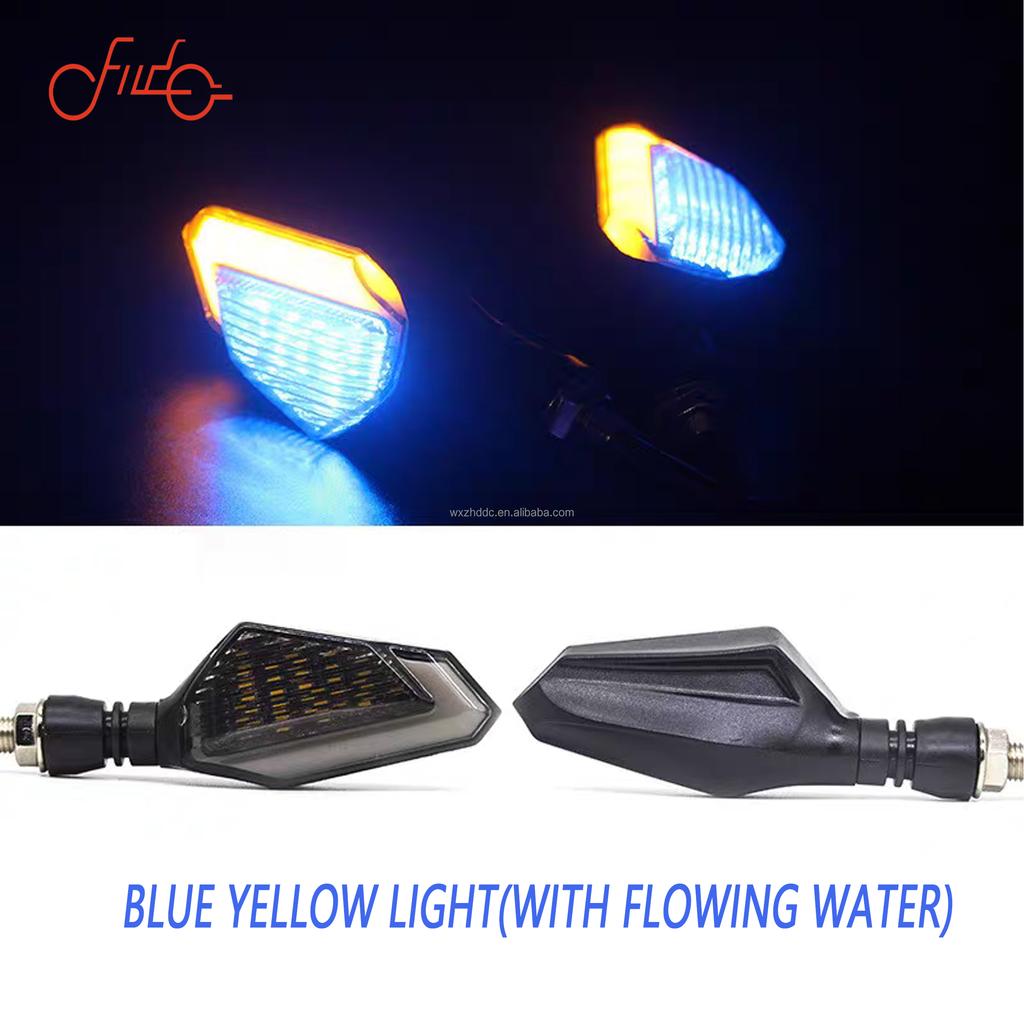 High Quality 12V Universal LED Turn Signal Lamp Blinkers Durable Fine Quality Motorcycle Modified Part with 2 Colors