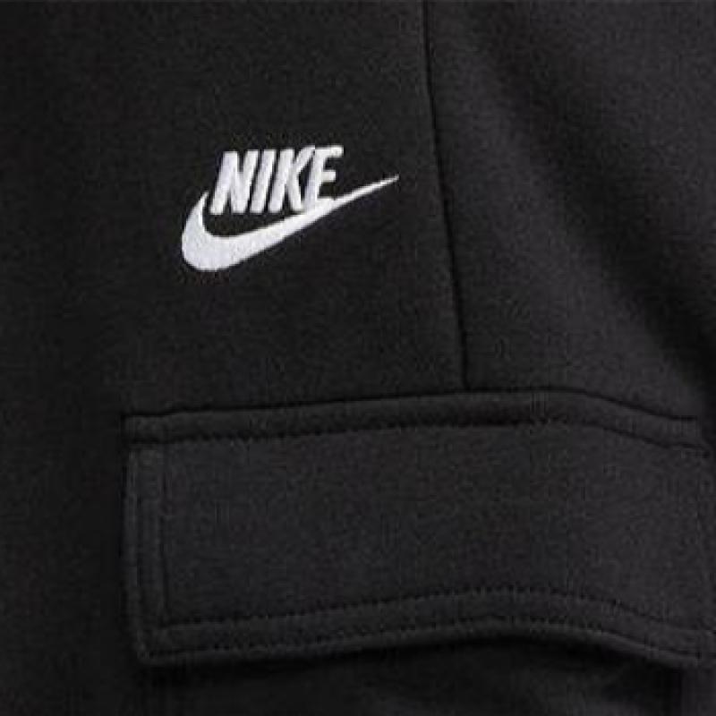 Nike Женские брюки-карго из флиса со средней посадкой S Club DQ5196 010