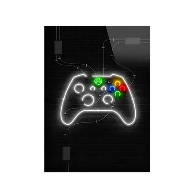 Холст Картины Игра Игровая Комната Геймпад Абстрактные Постеры и Принты Настенное Искусство Картинки Подарок Геймеру для Мальчиков Декор Детской Комнаты
