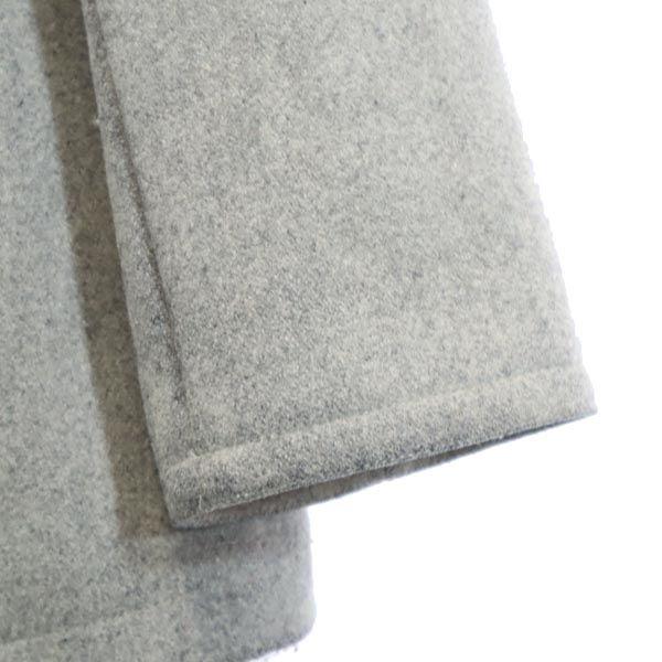 A.P.C. Шерстяное двубортное пальто S серое Стеганая спинка Женское Б/у