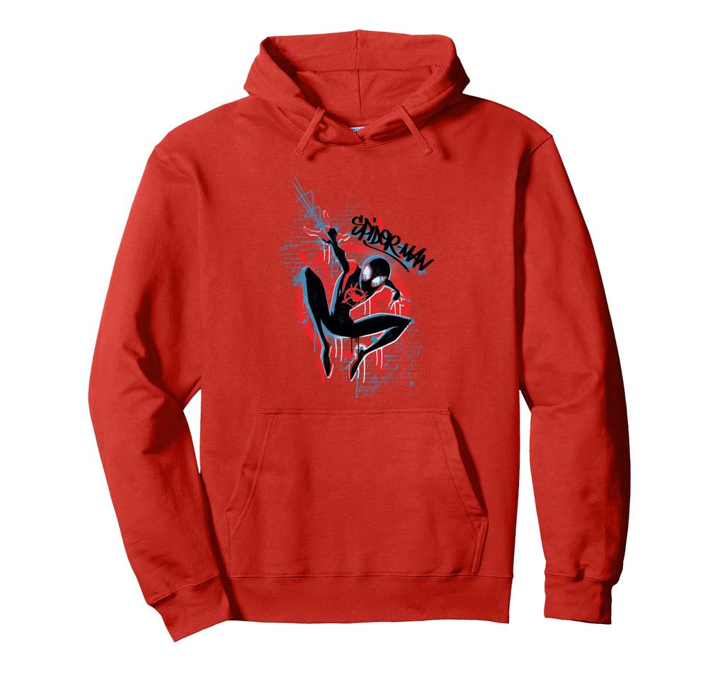 Marvel Spider-Man Into the Spider-Verse Graffiti Hoodie
