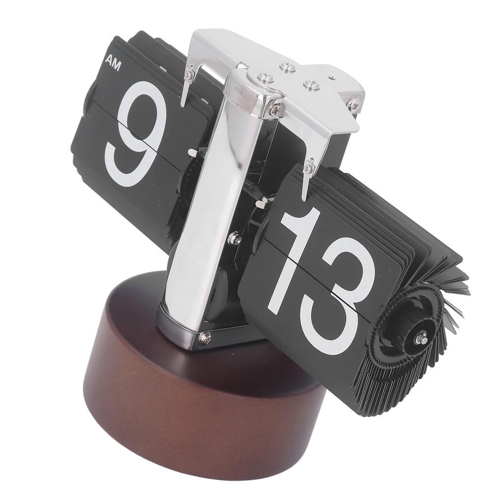 Автоматические перекидные цифровые часы, механические перелистывающие страницы, 12-часовые перекидные настольные часы для гостиной