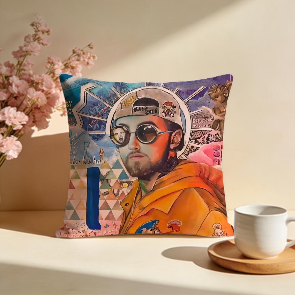 Hot MMac Miller Balloonerismew Cushion Cover Stylish Washable Pillow Cover Ideal for Couch Bedroom Car Decoration