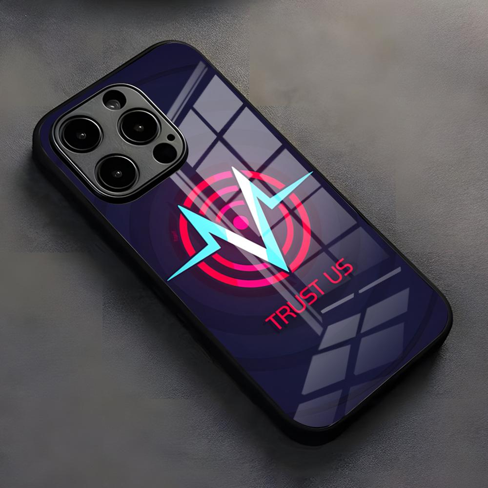 Чехол для телефона H-Hazbin H-Hotel Для IPhone 17 Pro Max 16 15 14 Pro Max 13 11 X Xs Xr 8 7Plus Стеклянная крышка