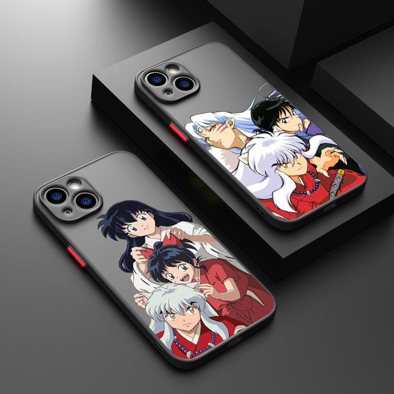 Inuyasha Sesshoumaru для Apple iPhone 15 14 13 12 Mini 11 XS XR X 8 7 Pro Max Plus TPU матовый полупрозрачный чехол для телефона