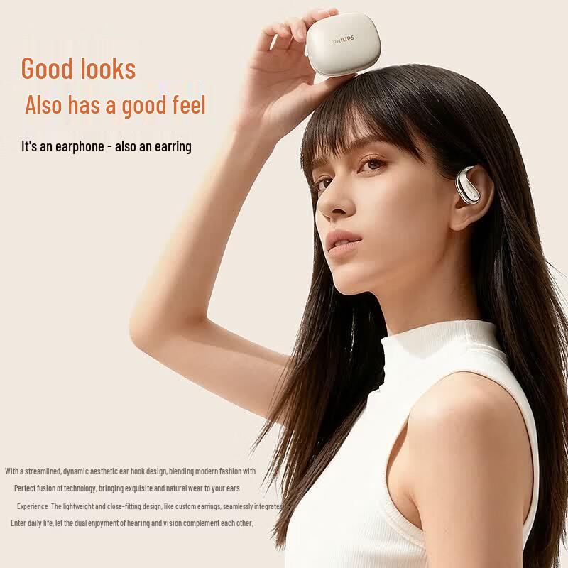 Philips TAQ2820 Open-Ear Clip Wireless Sports Headphones