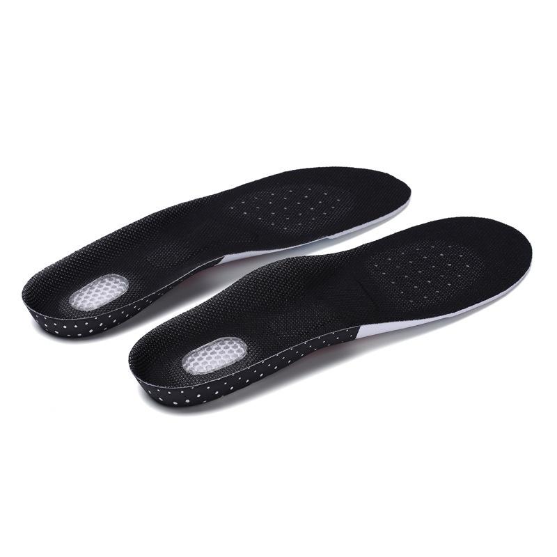 Composite Breathable Cushioning Sports Insoles for Men - Shock Absorption, Latex Pad, Thickened Military Training Design