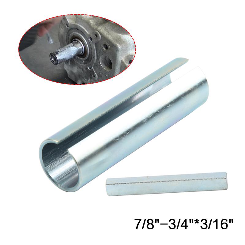 3/4" to 7/8" Shaft Adapter Pulley Bore Reducer Sleeve Bushing & Keystock