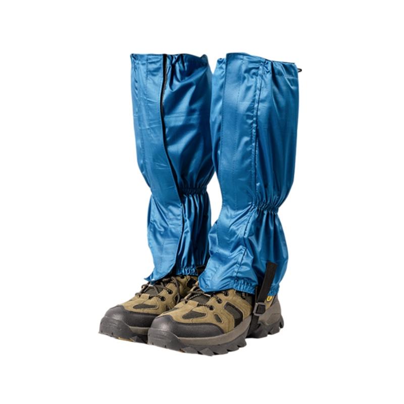 1 пара водонепроницаемых чехлов для ног для путешествий, гетры для ног с длинной трубкой, защита ног для походов, скалолазания, кемпинга, лыжных ботинок