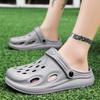 2025 Summer New Hole Shoes for Men Breathable and Comfortable Garden Clogs Slippers Anti Slip Beach Sandals Shoes