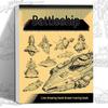 Книга-раскраска и для рисования боевого корабля-меха в стиле Q: Персонажи в стиле манга для детей