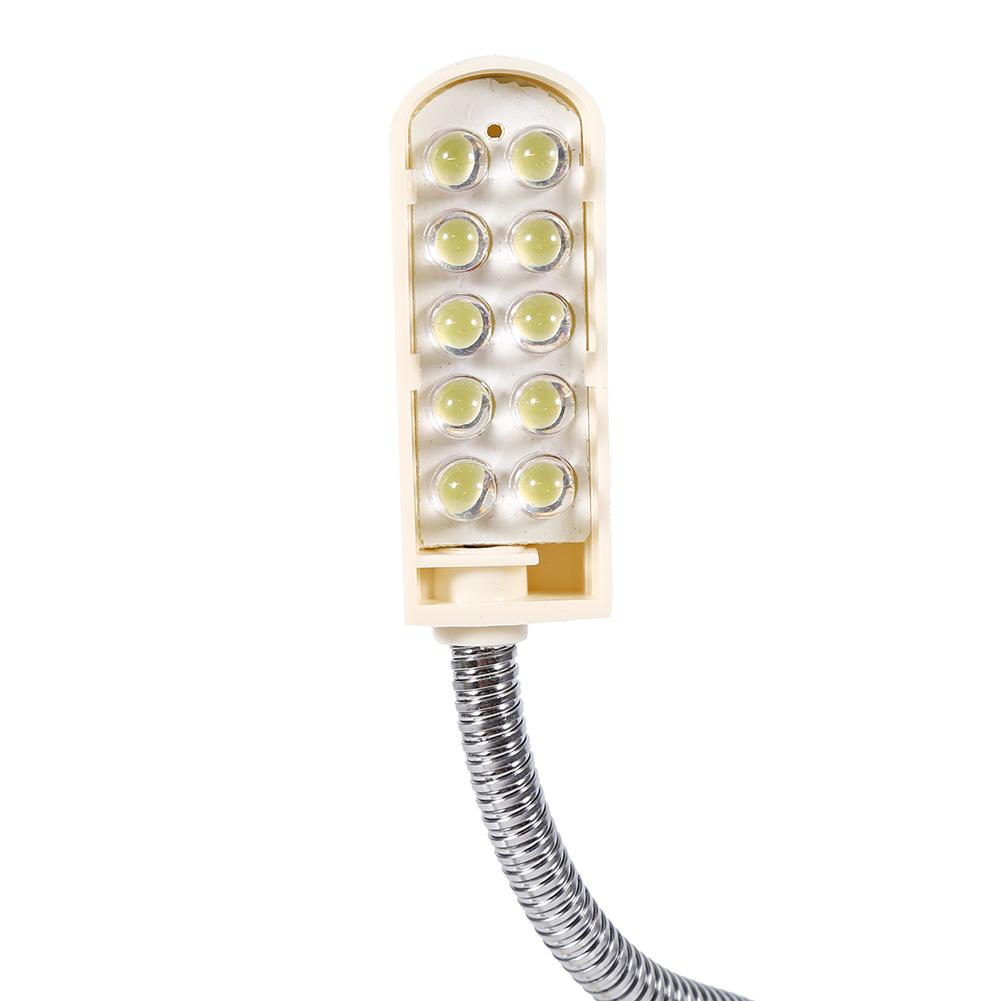 Светильник для швейной машины с гибким креплением и магнитным основанием (10 светодиодов)