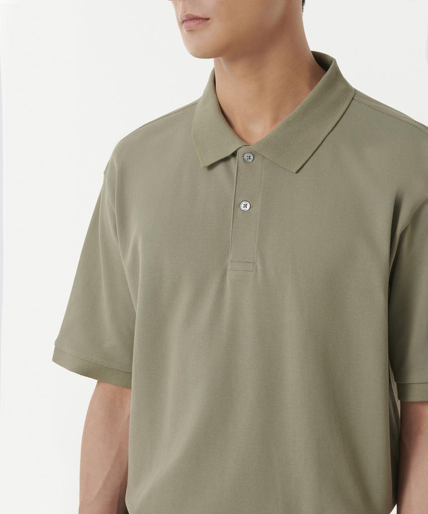 MUSINSA STANDARD [Cooltandard] Relaxed Fit Pique Polo Shirt [Sage]