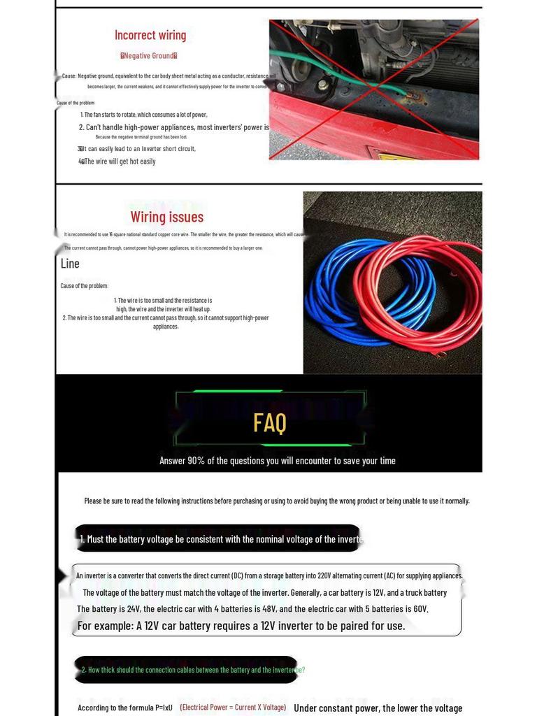 Универсальный инвертор чистой синусоиды для уличной торговли, 48В/60В/72В Трехколесные транспортные средства, Преобразует в 220В или 12В/24В.