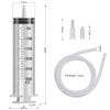 With 1.5M Tube Plastic Syringes Extra Large Giant Syringe Reusable 300ml Syringe  Glue Dispensing