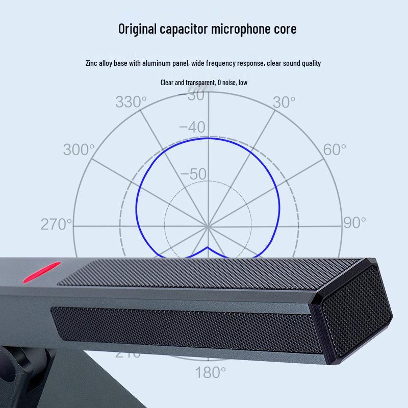 HuiDu YD-803 Профессиональный проводной настольный конференц-микрофон на гибкой стойке