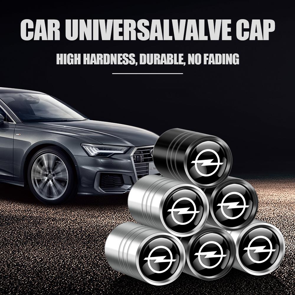 4Pcs Metal Car Styling Wheel Tire Valve Caps Stem Covers Auto Accessories For Opel OPC Astra Vectra Corsa Zafira Insignia Mokka