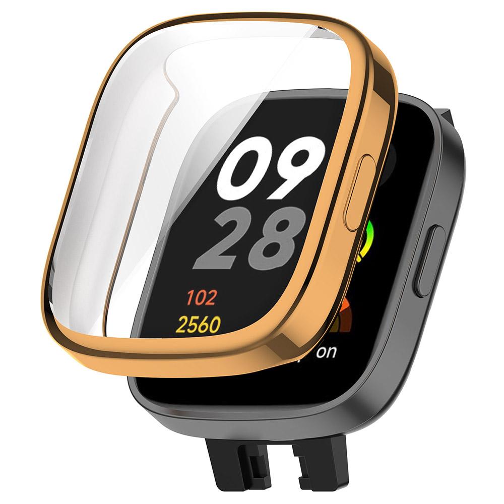 Полноэкранная защита для Redmi Watch 3, гальванический защитный чехол из ТПУ, чехол-бампер