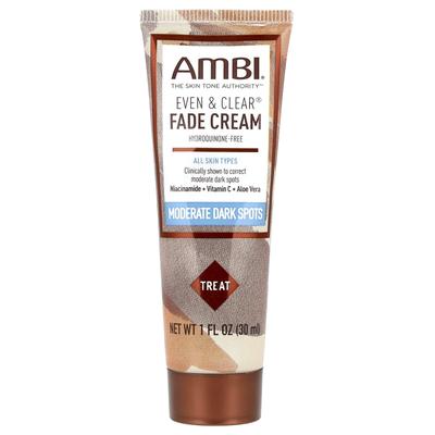 AMBI, Even & Clear®, крем для обесцвечивания, 1 жидкая унция (30 мл)
