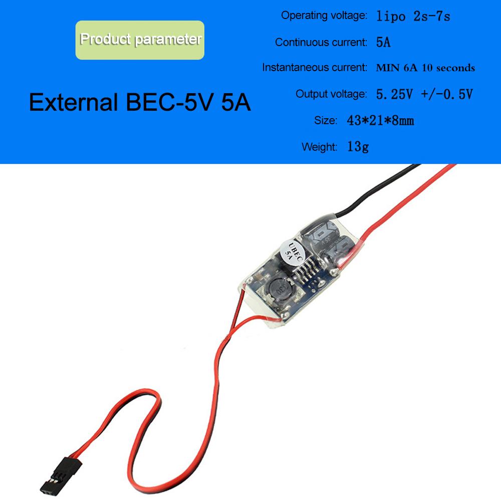 UBEC 5V 3A 5A 7A 15A Мини Внешний BEC 2-12S Lipo DC-DC Преобразователь напряжения Понижающий Модуль Полный Экран Защита от помех Напряжение