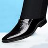 Mens Leather Shoes Luxury Crocodile Pattern Men Business Dress Shoes Casual Social Shoe Male Wedding Footwear Zapatos Hombre