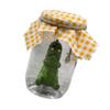 Pickle In A Jar Statue Resin Figurine Artwork Birthday Gift Sculpture Ornament for Hallway Bookshelf