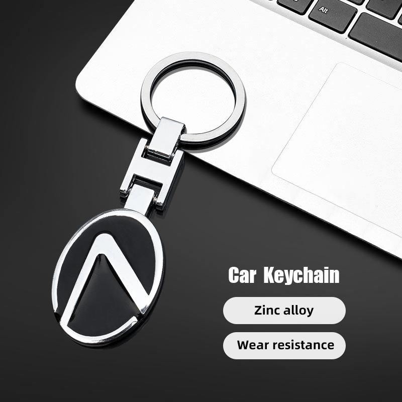 Car Badge Keychain Zinc Alloy Keyring Pendant Accessories For Lexus ES RX NX LS UX LM LX GX LC RZ IS CT GS RC HS SC TX LBX IS300 SC7