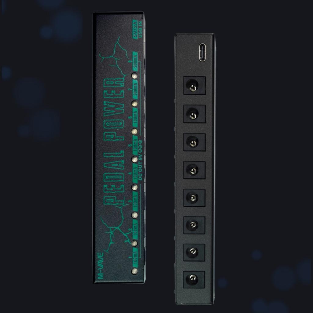 POWER Guitar Pedal Power Supply 8 Isolated DC Output/Strong Compatibilit/Noise-Reducing Power Supply