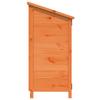 Garden Shed Brown 59 x 56 x 113.5 cm Solid Spruce Wood