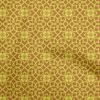 Cotton Flex Dark Mustard Fabric Damask Dress Material Fabric Print Fabric By The Yard 40 Inch