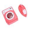 Pretend Laundry Set Battery Powered Washer and Ironing Board Playset Educational Role Playing Toys