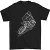 Motocross Rider Drawing Dirt Bike Motox T Shirt