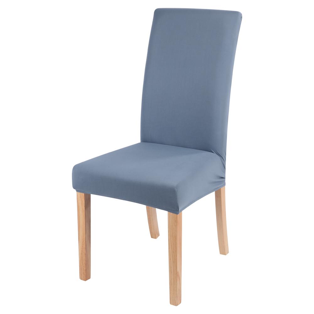 Эластичный чехол для стула, универсальный размер, чистый цвет, дешевые чехлы на стулья, эластичные чехлы на сиденья для гостиной, домашний обеденный декор