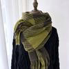 Imitation Cashmere Scarf, Women'S New Autumn And Winter Plaid Scarf, Mid To Long Fashion Shawl Scarf, Neck Scarf
