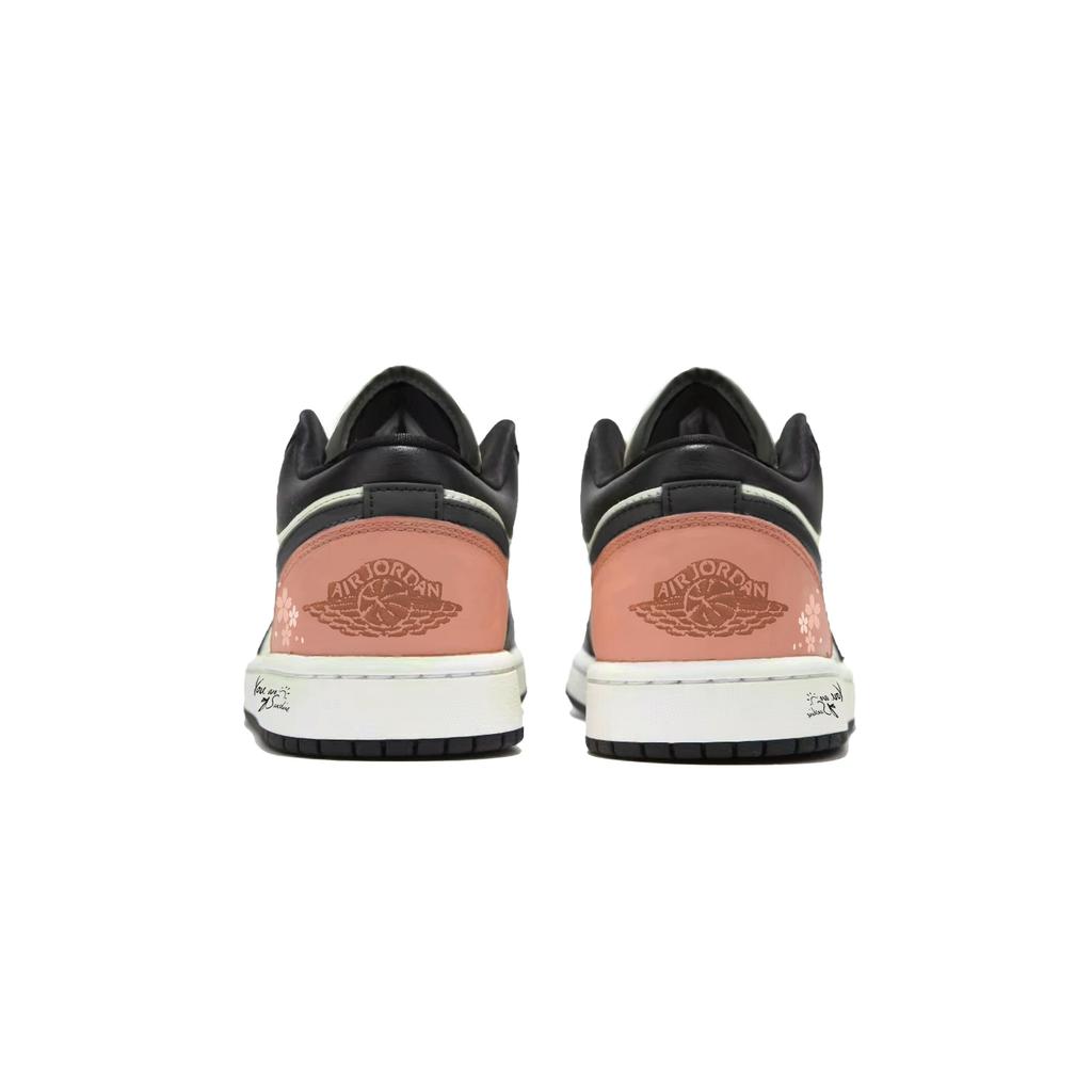 Jordan Air Jordan 1 Амортизация Низкие Винтажные Баскетбольные Кроссовки Мужские Черные 553558-132(Команда330-)