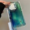 Чехол для телефона INS Jelly Glitter Bling Aurora Clear для iPhone 16 15 14 13 12 Pro Max с гальваническим покрытием, мягкая силиконовая задняя крышка для камеры