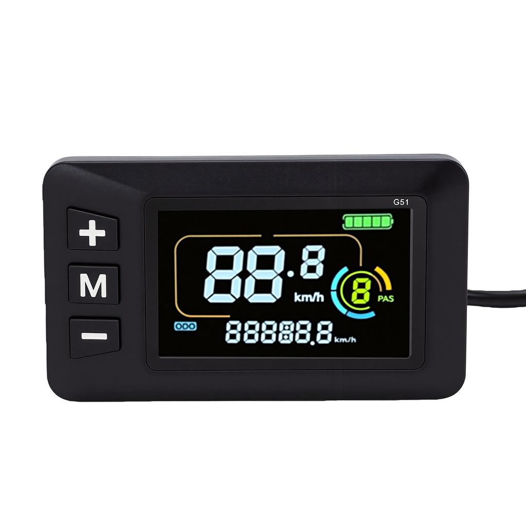 Цветной LCD Дисплей для Велосипеда Электровелосипеда для Электросамоката Водонепроницаемый Крепление на Руль