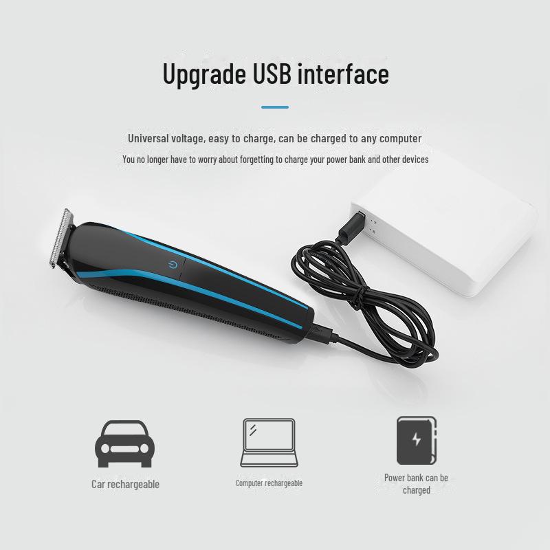 Многофункциональная электрическая машинка для стрижки волос с USB-зарядкой: Профессиональный набор 6-в-1 для салонов