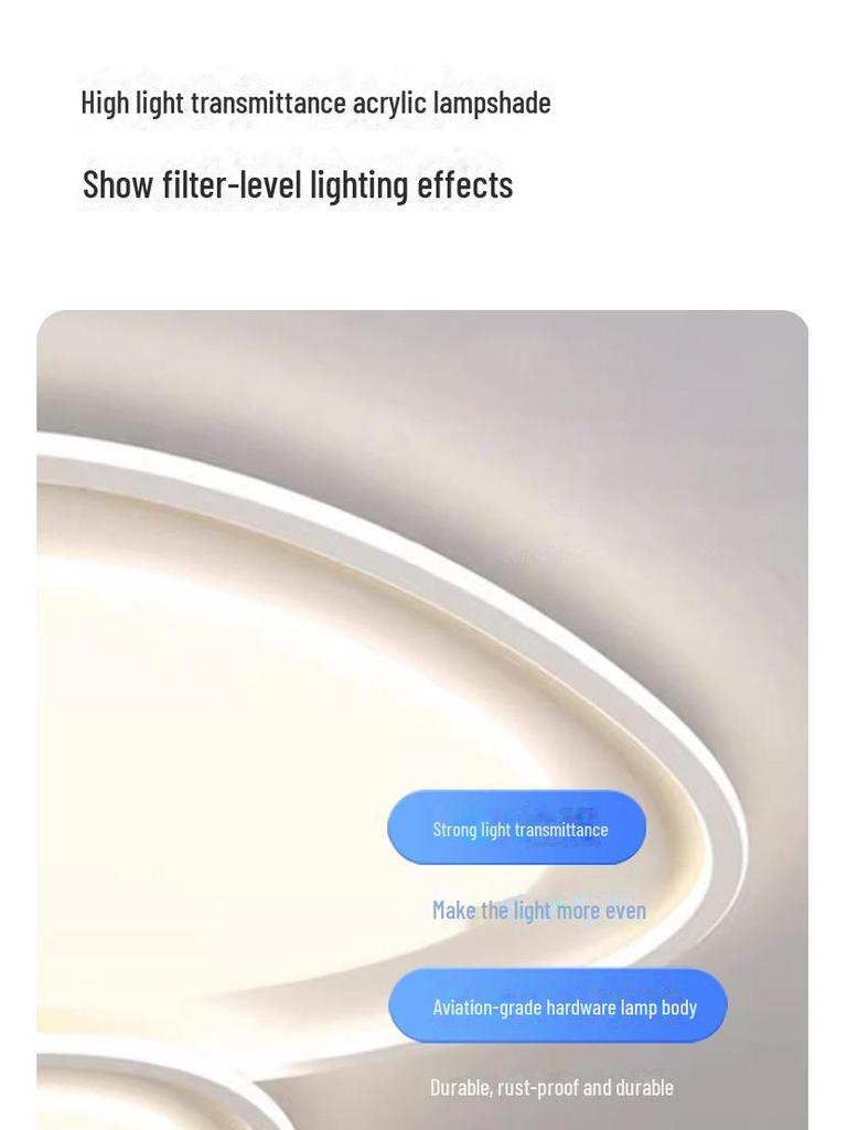 Элегантный потолочный светильник в форме гальки: Современный кремовый дизайн для гостиной, спальни или ресторана