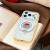 Cute Wind Fulcrum for Iphone18pm IPhone 17 Mobile Phone Case 15 Plaid Embroidered Bear 16 Colored Border