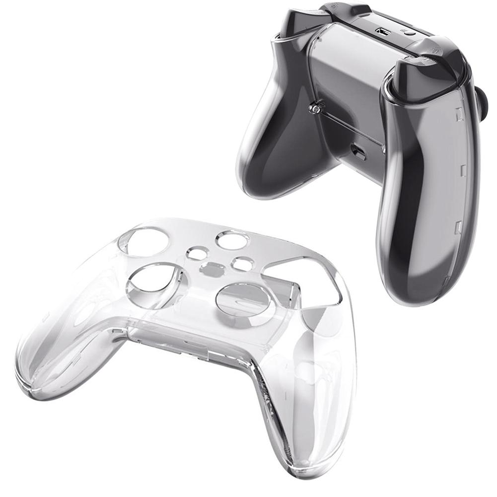 Hard Protective Case for Xbox Series X/S Controller Anti-Slip Transparent Skin Housing Case Crystal Protector Cover for Xbox X/S