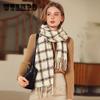 New Style Color Check Scarf Autumn And Winter Fashion Cashmere Scarf Thickened Warm Scarf For Women