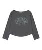 ORDINARY HOLIDAY Off-Shoulder Loose Fit Set-Up [Charcoal]