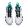Anta Kids Outdoor Professional Non-Slip Wear-Resistant Breathable Low-Top Basketball Shoes Kids Sneaker White Blue Green 312431111-1