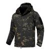 Fleece Men's Winter Military Softshell Tactical Jacket Outdoor Camouflage Hunting Camping Waterproof Army Coat Hoodie Jacket Plus Size XS-5XL
