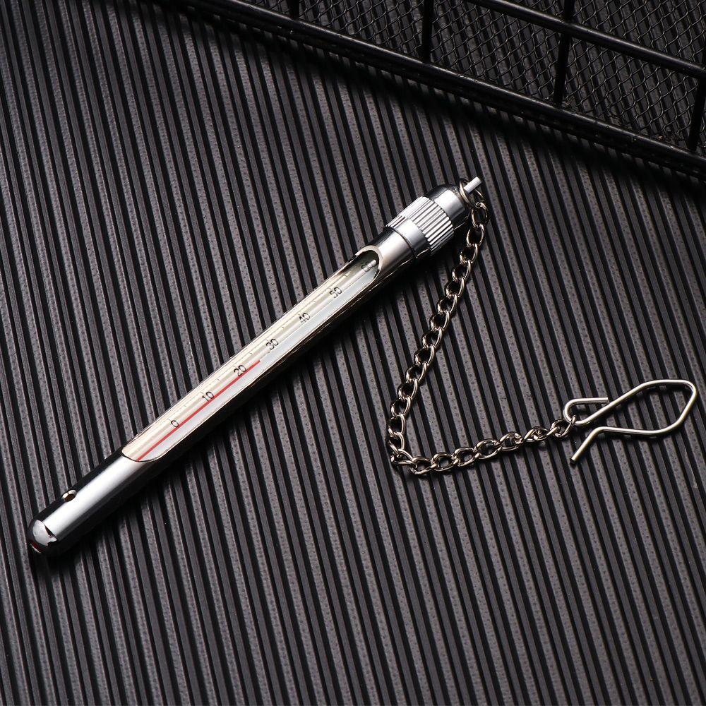 Новый термометр для рыбалки с карабином, температура воды в ручье, нержавеющая сталь для рыбалки нахлыстом