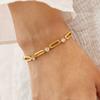 Zircon Geometric Bracelet for Women Minimalist Fashion Style Luxury Gold Color  Jewelry Supply